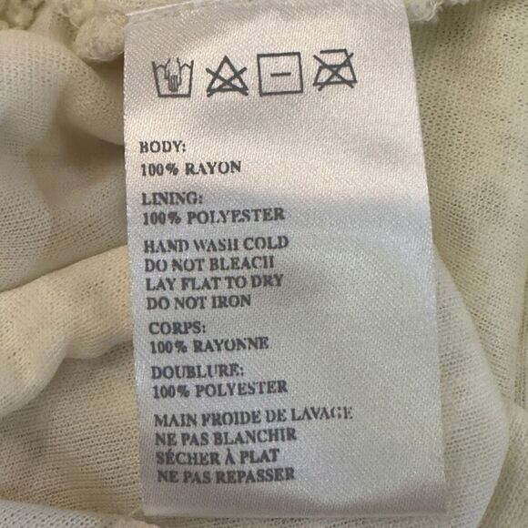 Pins And Needles Anthropology Embroidery & Fringe Boho Cottage Core Cream Shorts - Picture 11 of 12